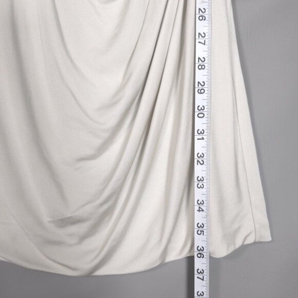 NWT THEORY Women’s SILK Blend ADITIAN Dress HOROSCOPE ICY Draped Tank SMALL - Picture 5 of 9
